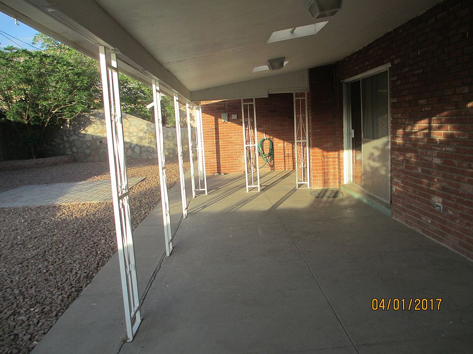 Backyard covered porch