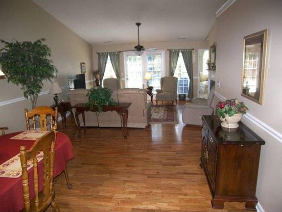 Open dining/living room