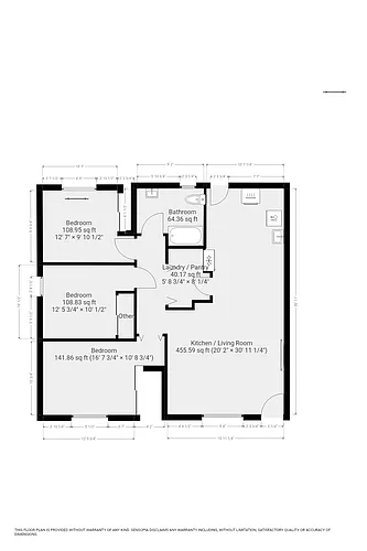 Floor plan 3 Bedroom
