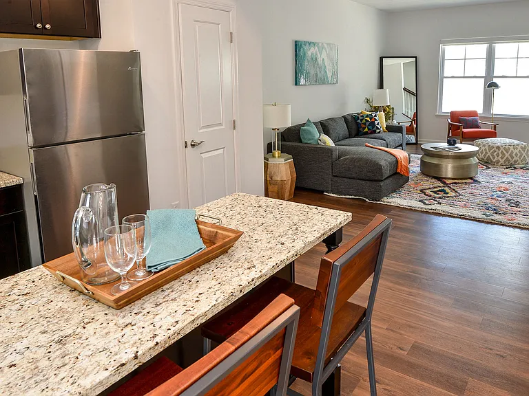 Kitchen and Livingroom