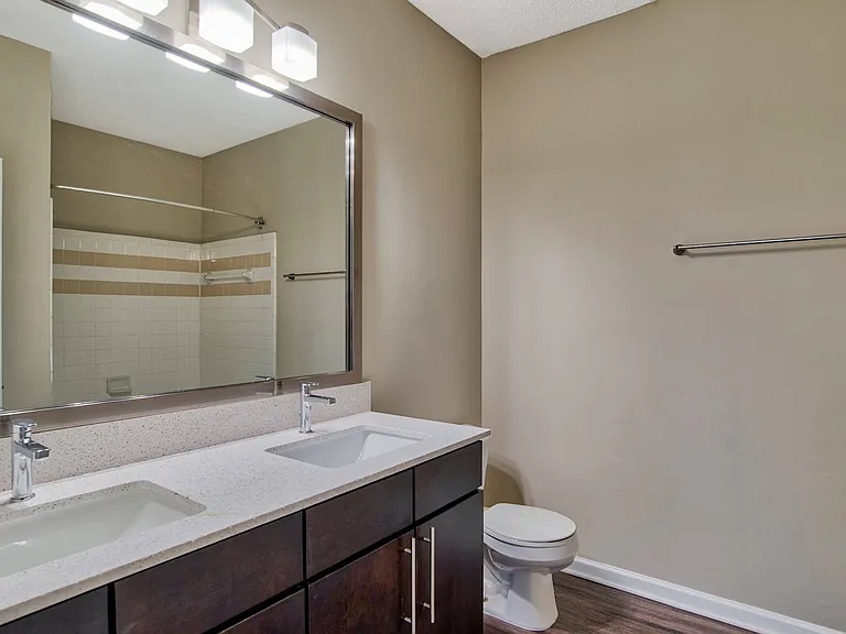 Renovated, modern, spa-inspired bathrooms