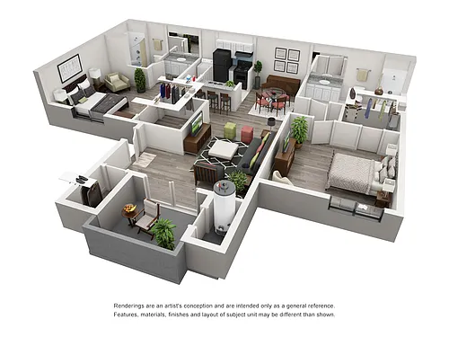 Floor plan 2X2