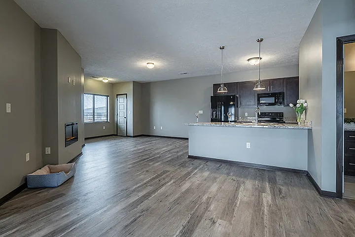 Our open-concept living and dining spaces are designed for modern living, with high-end finishes and thoughtful details.