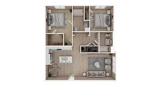Floor plan The Oaks