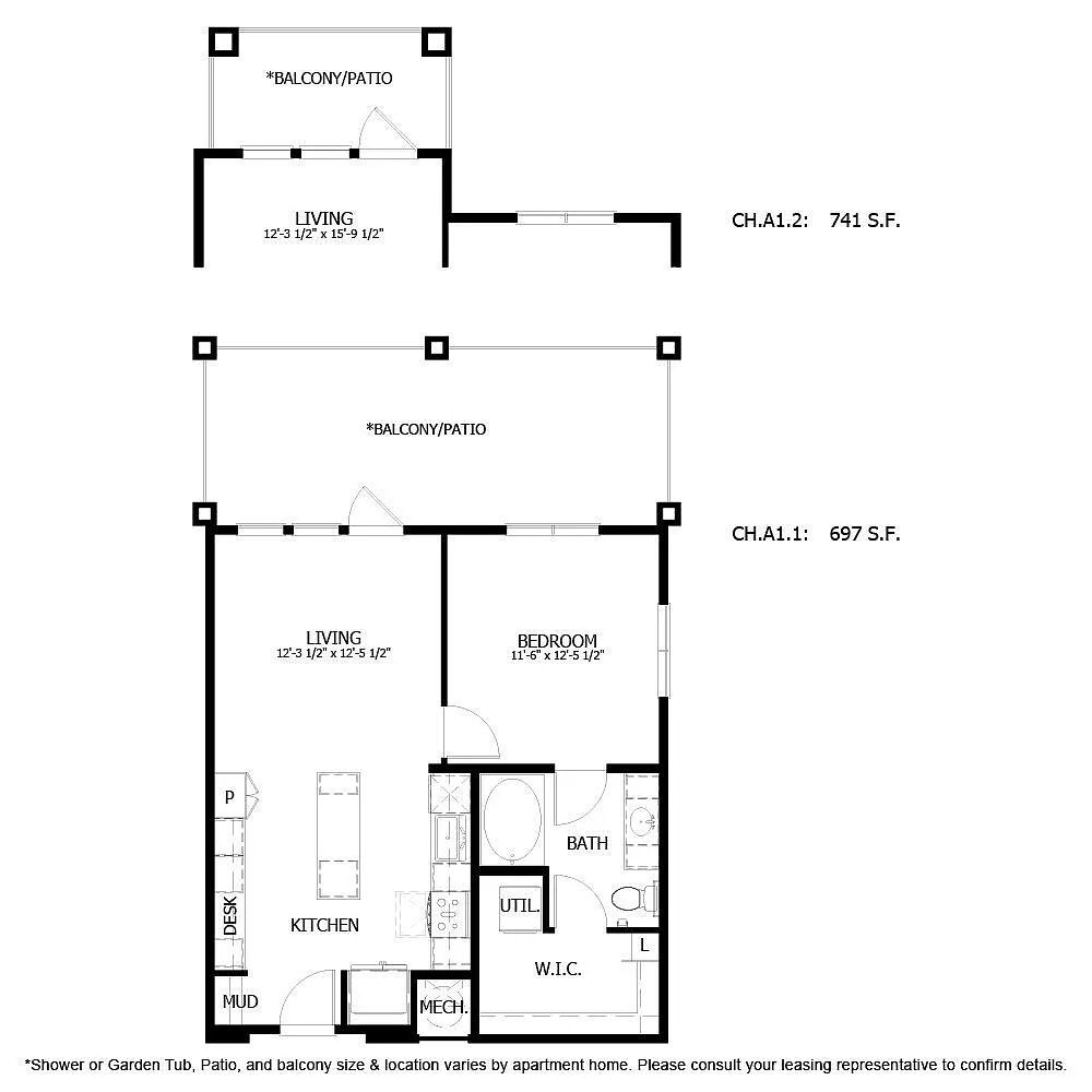 Floor plan CH_A1