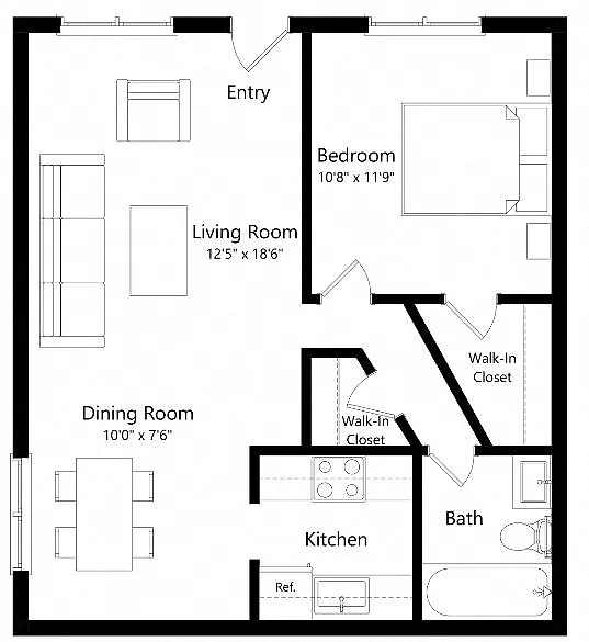 Floor plan A1-W