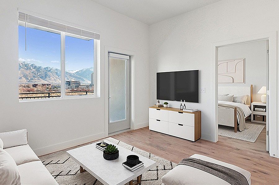 Living Room Model at Current Apartments in Salt Lake City