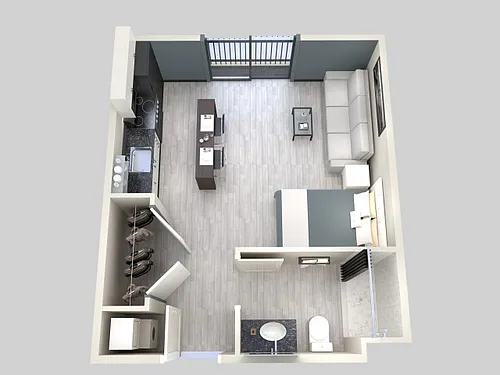 Floor plan Scotsman-Furnished Balcony