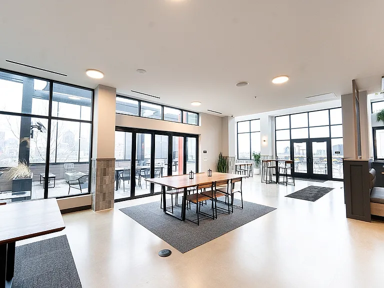 Experience the elegance of open-concept dining with abundant natural light.
