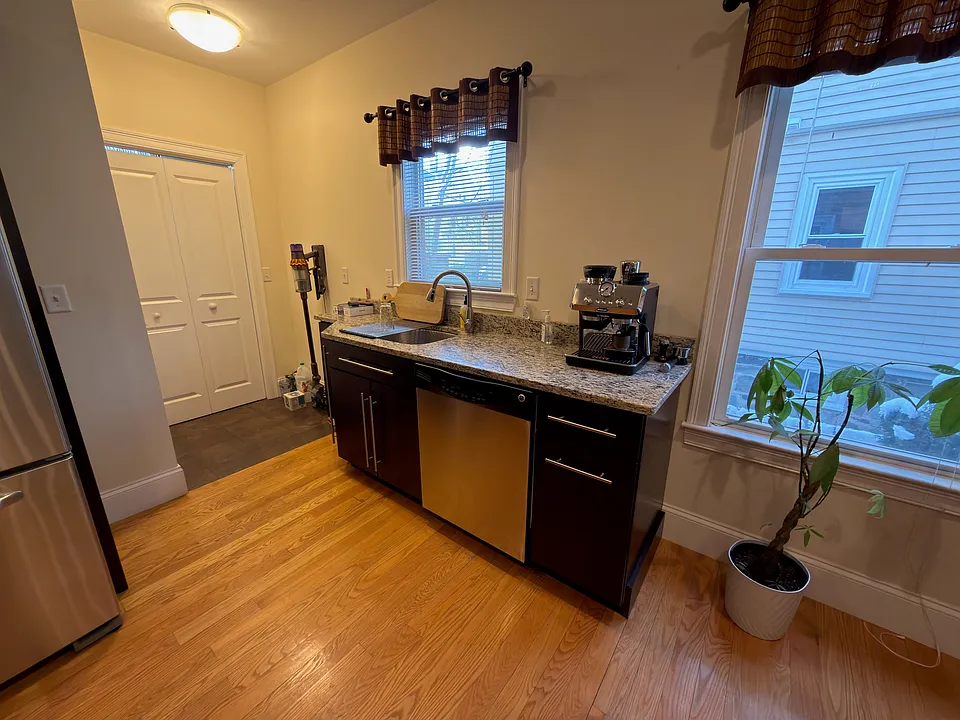 Kitchen area - sink and dishwasher