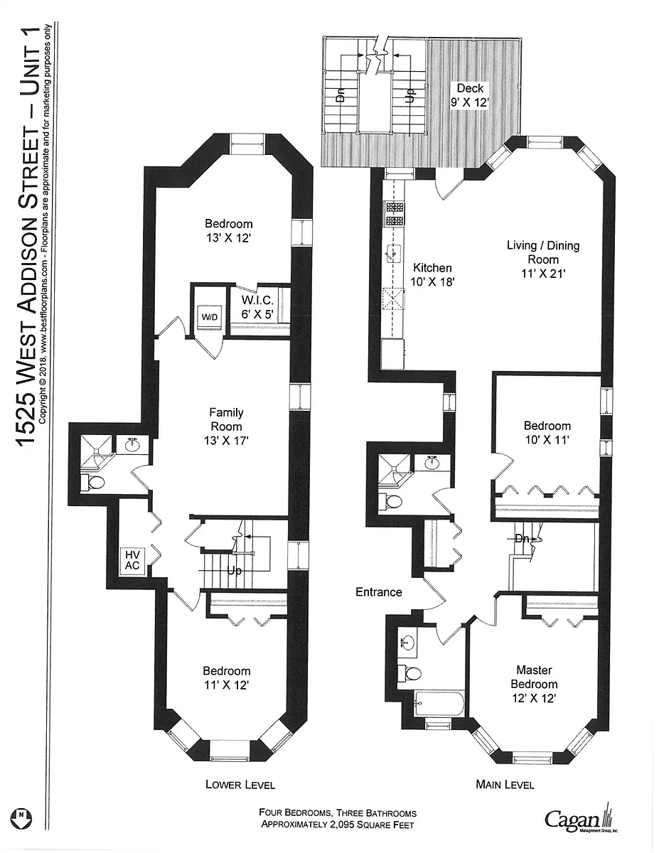 Floor plan Four Bedroom