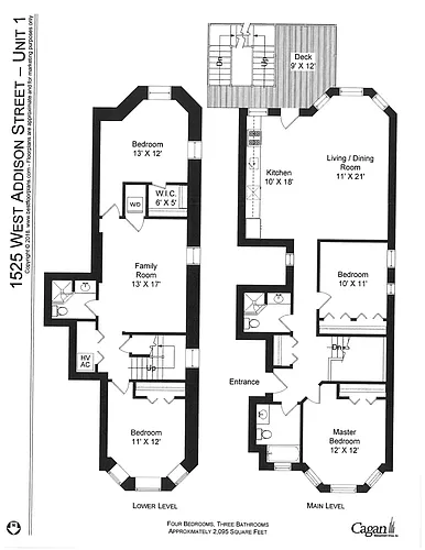 Floor plan Four Bedroom
