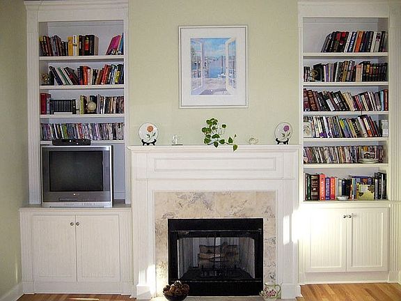 Gas Log with Built ins