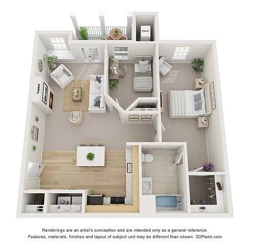 Floor plan The Heron Pond View