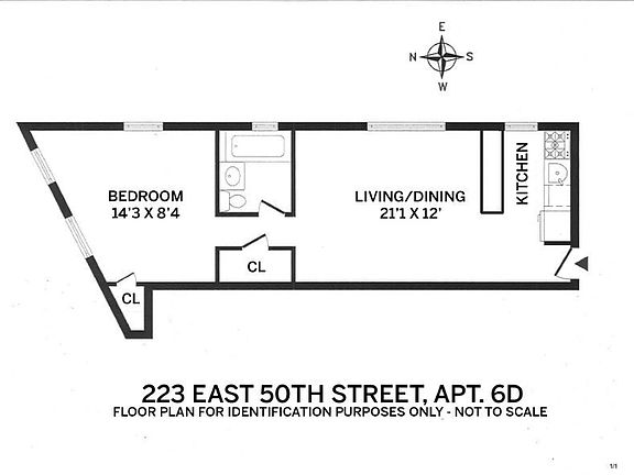 5th image of 223 E 50th St APT 6D