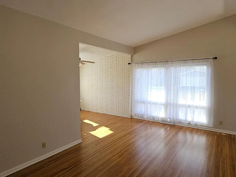 Dinning area on the left side.