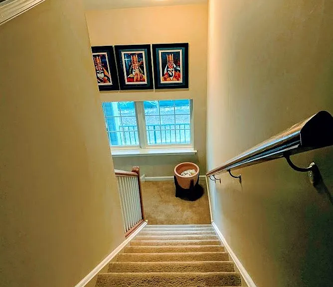 Stairs to loft-bedroom # 3