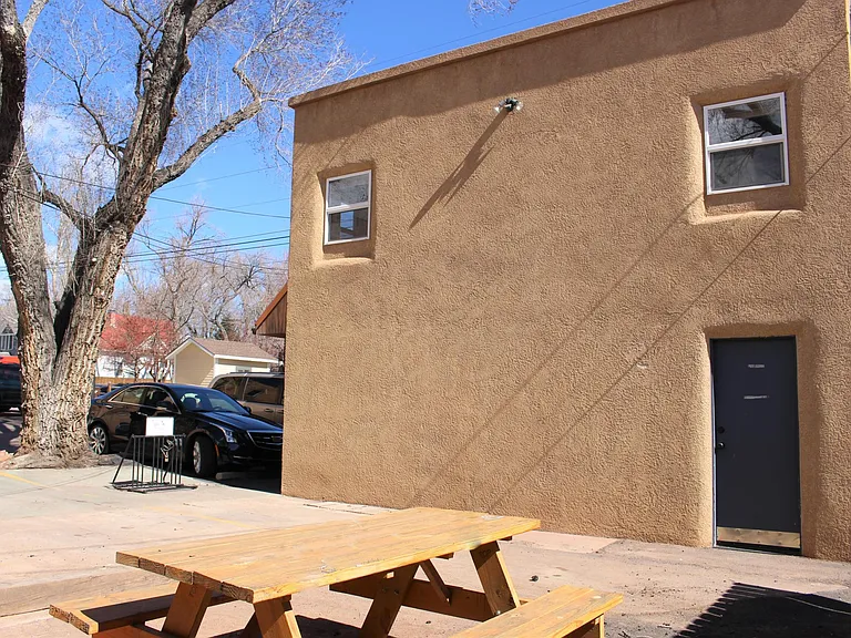 Shared patio area