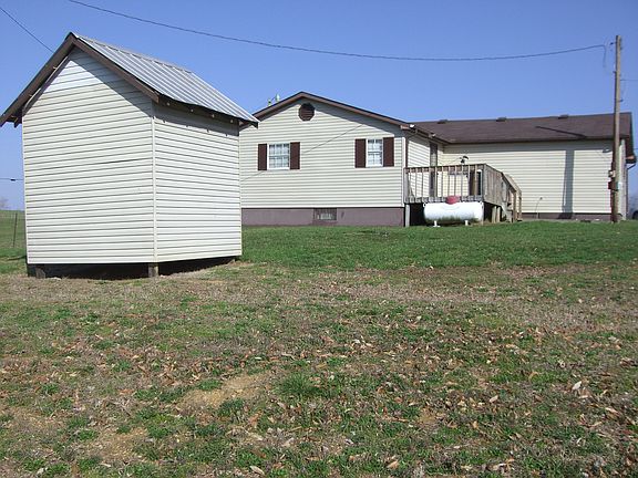 Storage building rear
