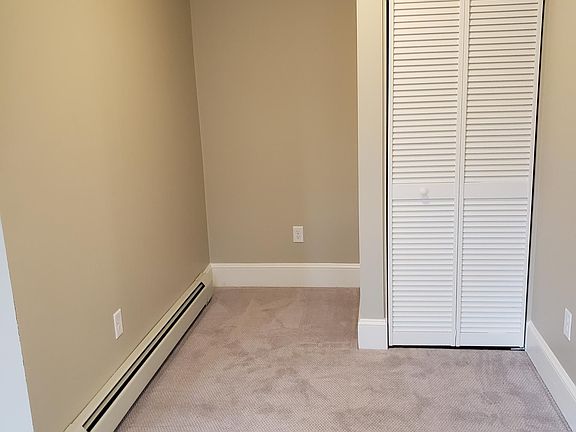 washer dryer hook ups in closet. small nook perfect for an office area.