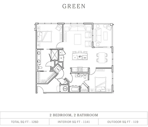 Floor plan Green