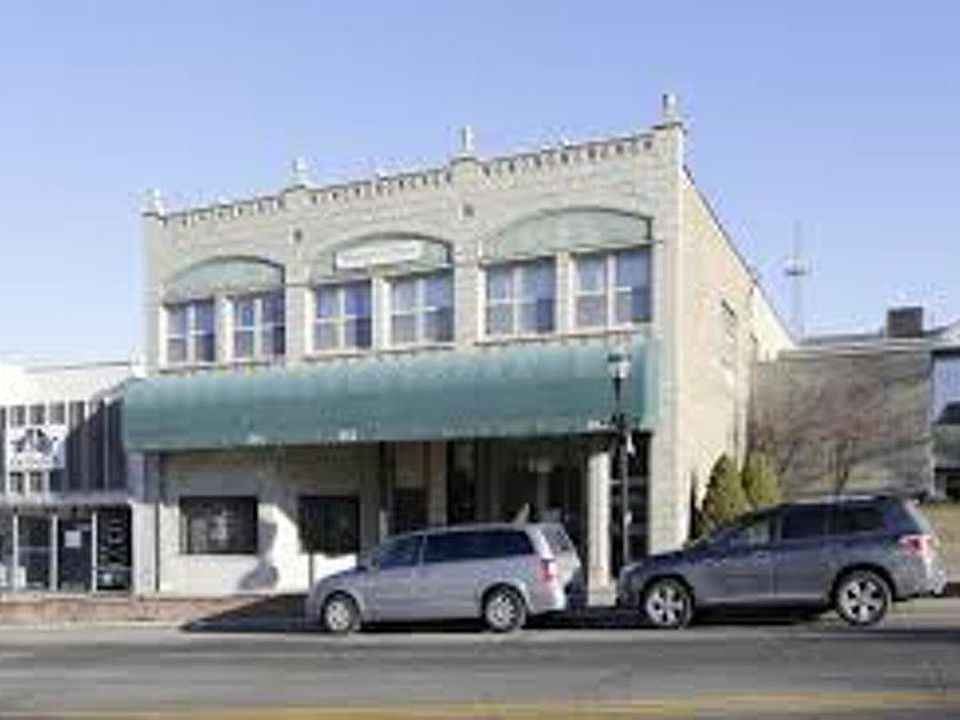 Front of building.