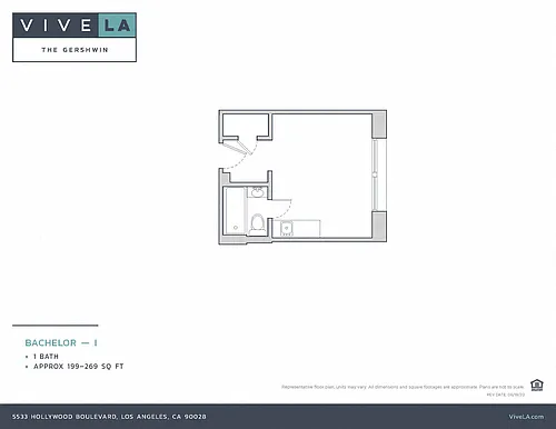 Floor plan Bachelor with Kitchenette