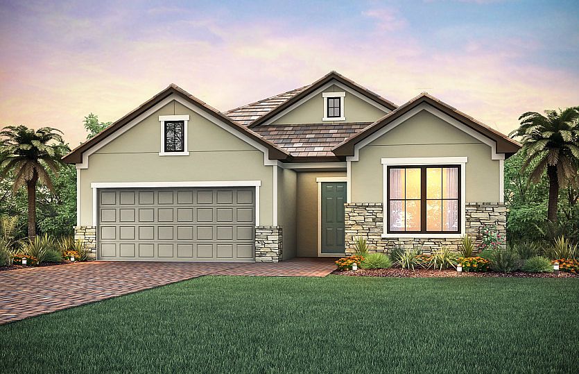 Home Exterior LC2B with flat tile roof