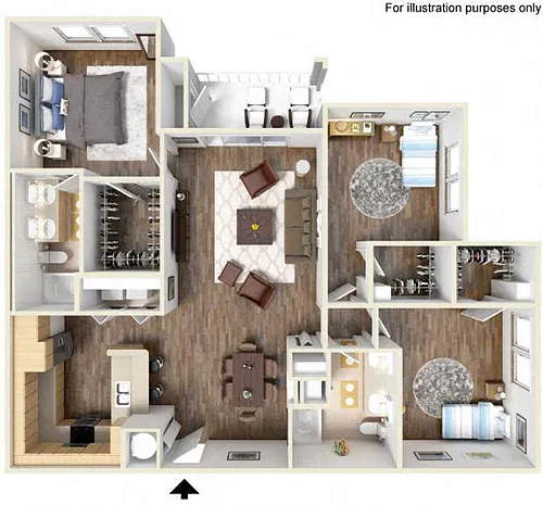 Floor plan The Royal Palm