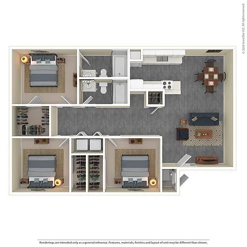 Floor plan 3x2 B Classic