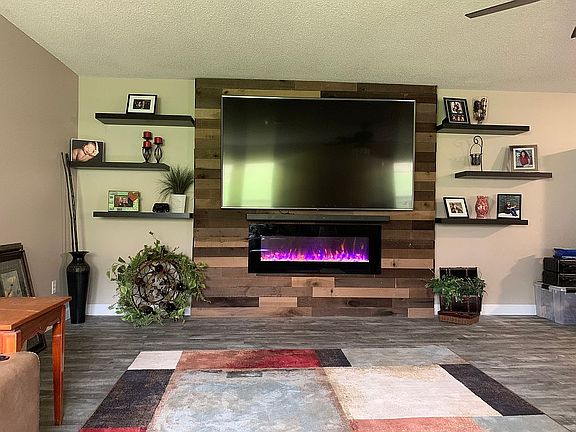 Custom built TV center 