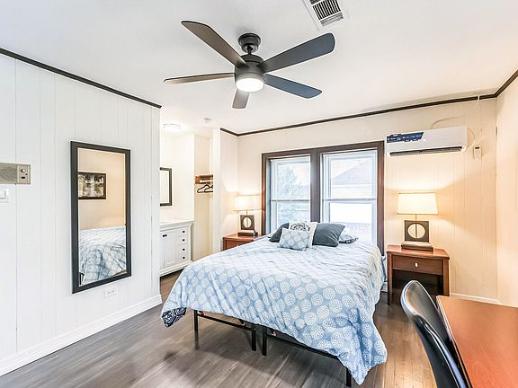 Includes a private vanity