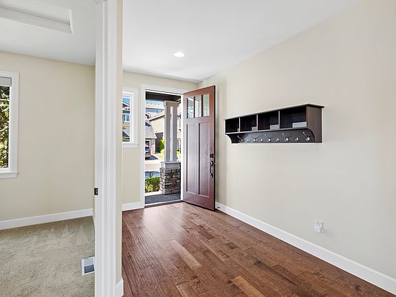 Looking back at entry way and office