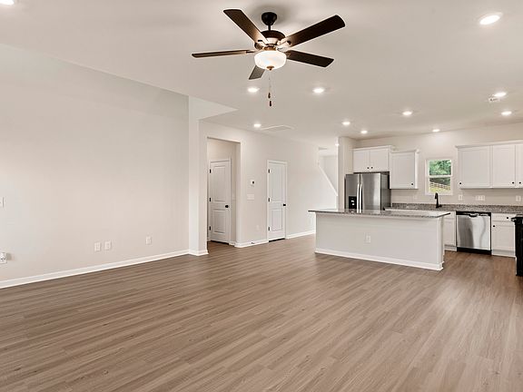 The living area is perfect for hosting!