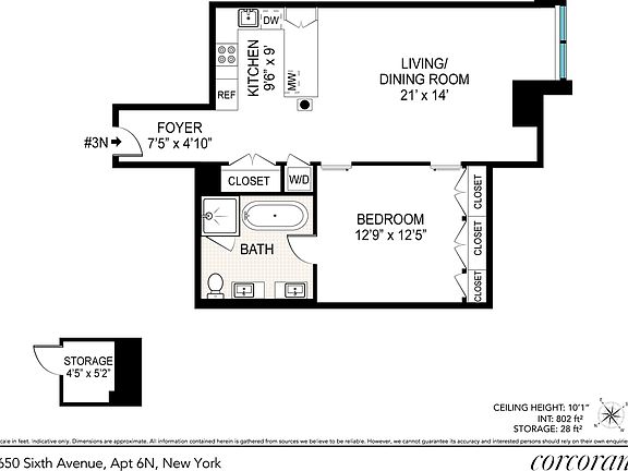 2nd image of 650 6th Ave APT 6N