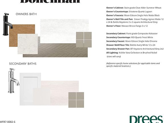 BROOKDALE II - C selection sheet