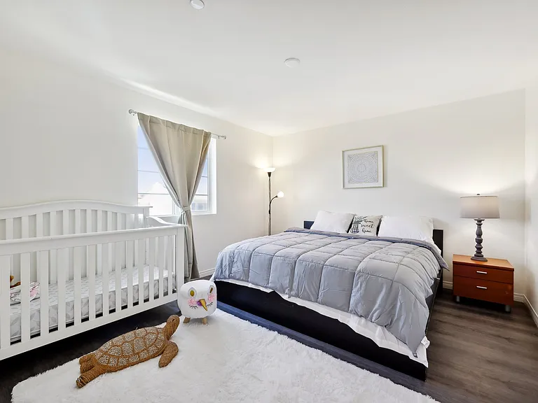 Standard-size baby crib suitable for newborns, babies, or toddlers under 3 years old.