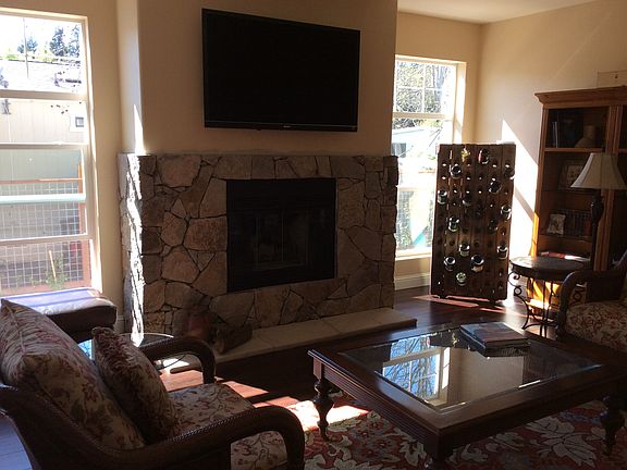 Woodburning fireplace