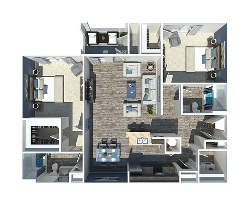Floor plan B3