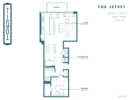 Floor plan The Jetset
