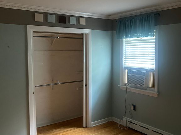 Pocket door closet. "Second Bed Room"