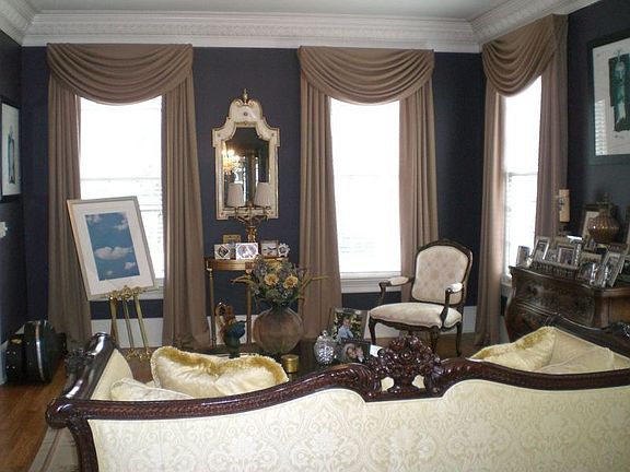 Parlor open to Foyer and Dining Room