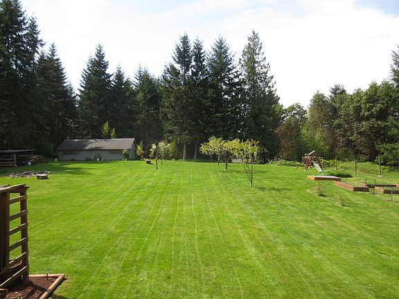 from the deck facing west