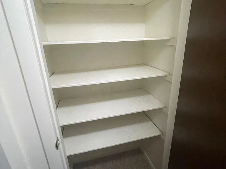 Extra closet in second floor Hallway
