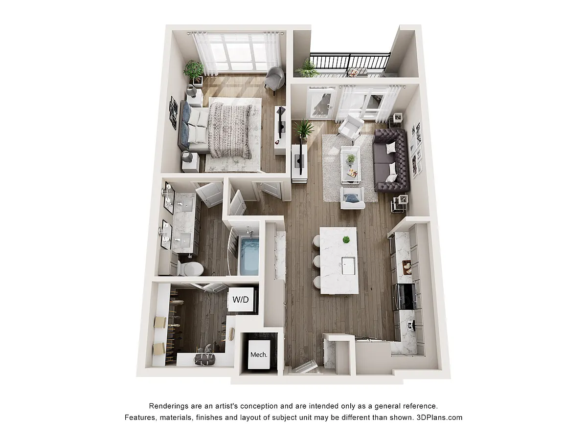 Floor plan A2C