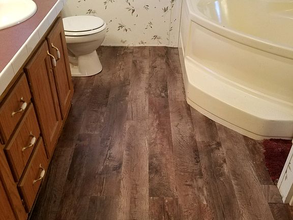 Master bath, new flooring