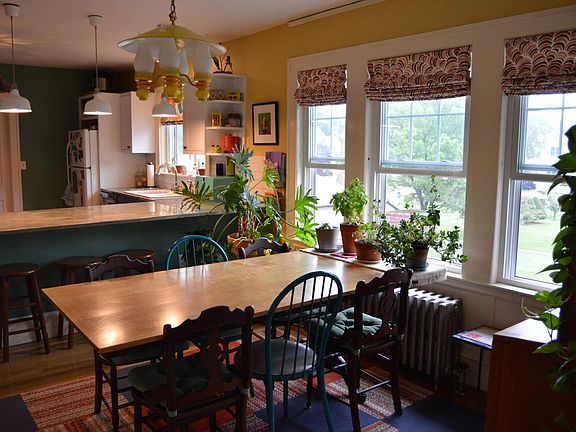 New kitchen with custom designed cabinets and granite counte