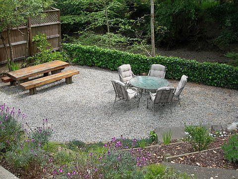 Back yard, creekside