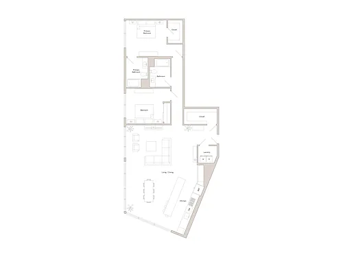 Floor plan B25 - The Palms Collection