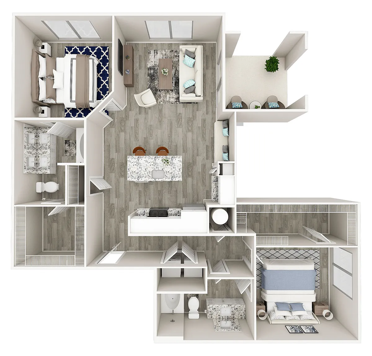 Floor plan B3